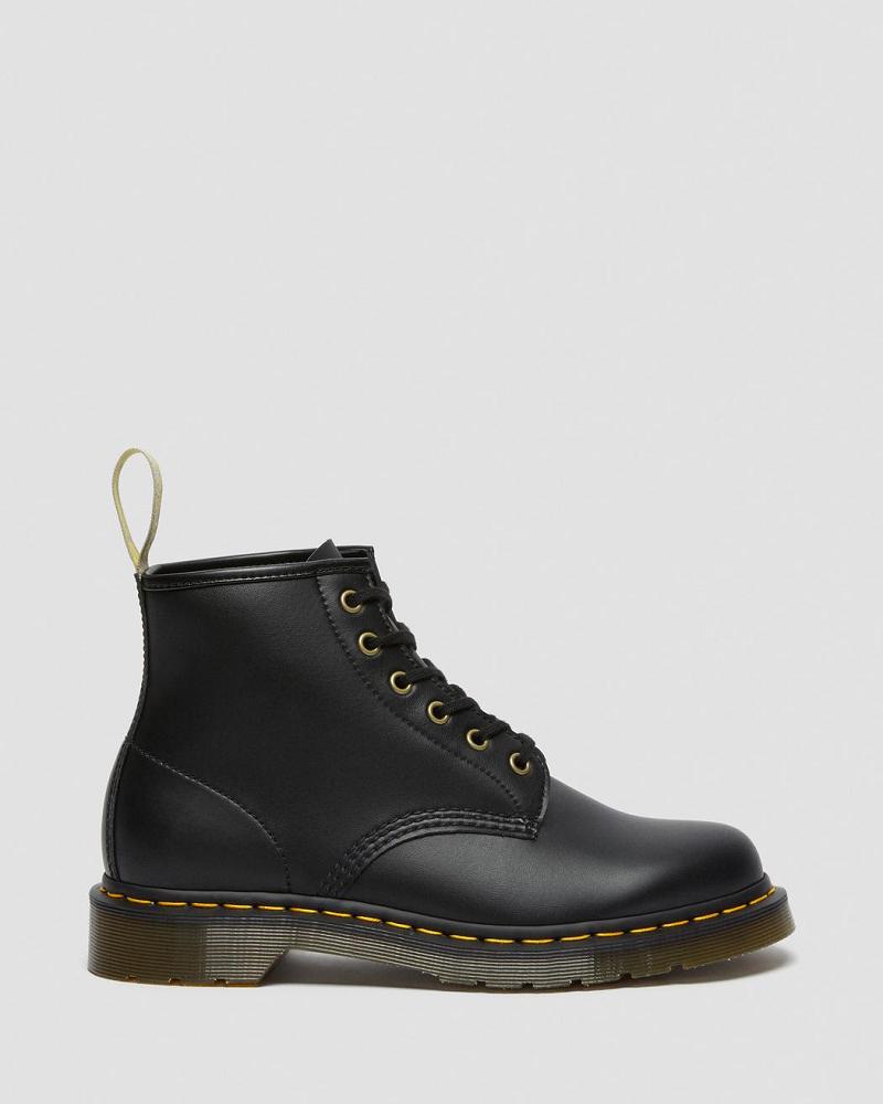 Dr Martens Vegan 101 Felix Enkellaars Dames Zwart | NL 694XYU